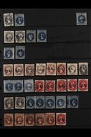 SOUTH AUSTRALIA:  OFFICIALS 1874-1901 COLLECTION A Lovely Used Range With 1874-77 Large Star Incl. IMPERF 6d With Three  - Other & Unclassified