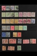 VICTORIA 1885-1901 "Stamp Duty" Inscribed Issues, An Attractive Collection, Incl. 1885-95 Watermark 19 8d, Both 1s And 2 - Sonstige & Ohne Zuordnung