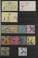 VICTORIA RAILWAY PARCELS STAMPS 1887-1934 Used Collection Which Includes 1887 1d, 2d, And 1s (this With Repair), 1902 1d - Autres & Non Classés