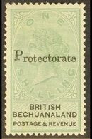 1888 1s Green & Black "Protectorate" Opt'd, SG 46, Very Fine Mint For More Images, Please Visit Http://www.sandafayre.co - Altri & Non Classificati