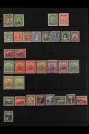 1897-1947 FINE MINT COLLECTION On Leaves, Includes 1897-1918 1c Blue-green, 1911-16 Set (ex 4c & 8c) Incl 15c (x2), 1919 - Other & Unclassified
