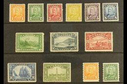 1928-29 Complete Definitive Set Plus 1c And 2c Coil Stamps, SG 273/285 Plus 286/287, Fine Mint, Generally Well Centred.  - Autres & Non Classés