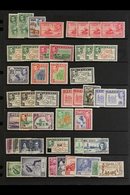 1937- 55 FINE MINT KGVI COLLECTION Incl. 1938-55 Set With All Die And Most Perf Changes, All Commemorative Sets Etc. (46 - Fiji (...-1970)