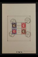 1937 Philatelic Exhibition Miniature Sheet (Yvert Block 3, SG MS581), Very Fine Used, Very Fresh. For More Images, Pleas - Altri & Non Classificati