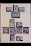 NEW CALEDONIA 1962-1985 ALL DIFFERENT NEVER HINGED MINT COLLECTION Presented On Album Pages. A Beautiful Postal Issues C - Sonstige & Ohne Zuordnung