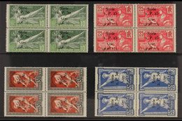 SYRIA 1924 Olympic Games Of France Opt'd With Four Line Syria & Surcharged Set, Yv 149/52, SG 166/69, Superb, Never Hing - Otros & Sin Clasificación