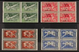 SYRIA 1924 Olympic Games Of France Opt'd With Four Line Syria & Surcharged Set, Yv 149/52, SG 166/69, Superb, Never Hing - Other & Unclassified