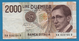 ITALIA 2000 Lire Marconi	03.10.1990	Serial SA028706D P# 115 - 2000 Liras