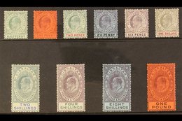 1903 KEVII Complete Set, SG 46/55, Fine Mint, Very Fresh & Attractive. (10 Stamps) For More Images, Please Visit Http:// - Gibraltar