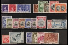 1937-1951 COMPLETE VERY FINE MINT COLLECTION On Stock Cards, All Different, Includes 1938-50 Set, 1948 Wedding Set, 1951 - Grenada (...-1974)