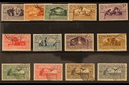 TRIPOLITANIA 1930 Virgil Bimillenary (Postage & Air) Complete Set (Sass. S. 20a, SG 103/15), Very Fine Used. (13 Stamps) - Autres & Non Classés