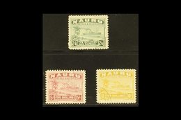 1924-48 2s6d, 5s & 10s Freighter Top Values White Papers, SG 37B/39B, Very Fine Cds Used, Fresh. (3 Stamps) For More Ima - Nauru