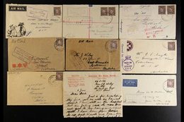 WORLD WAR II - AUSTRALIAN ARMY COVERS Fine Collection Of Covers To Australia, Bearing Australia KGVI Stamps Tied By Clea - Papua-Neuguinea