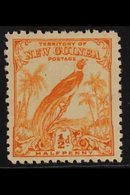 1932-34 ½d Bird Of Paradise Redrawn Without Overprint (see Note After SG 189), Fine Mint, Fresh. This Value Was Not Issu - Papua New Guinea