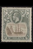 1922-37 2d Grey And Slate With "BROKEN MAINMAST", SG 100a, Very Fine Mint. For More Images, Please Visit Http://www.sand - St. Helena