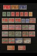 1937-1952 VERY FINE MINT COLLECTION On Stock Pages, All Different, Includes 1938-50 Set With Many Shades, Perf & Paper T - St.Kitts-et-Nevis ( 1983-...)