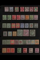 1903-1935 OLD TIME MINT COLLECTION Presented On Stock Pages That Includes A Small QV Range To Different 1r, KEVII Opt'd  - Somaliland (Protettorato ...-1959)