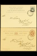 CAPE OF GOOD HOPE POSTAL STATIONERY Group Of Items Incl. Postcards, Reply Cards, Letter Card, Envelope & Wrapper, All Ex - Non Classés