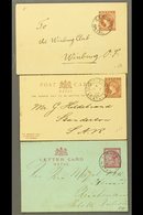 NATAL An Attractive Range Of Used Postal Stationery From Smaller Offices, With 1892 ESTCOURT On ½d Wrapper; 1898 NOODSBE - Unclassified