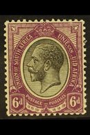 1913/24 6d Black & Violet, Partial MISSING "Z" In "ZUID" VARIETY, SG 11, Fine Mint. For More Images, Please Visit Http:/ - Unclassified
