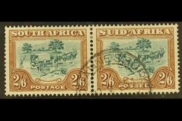 1930-44 2s.6d Green And Brown, SG 49, Fine Cds Used Horizontal Pair. For More Images, Please Visit Http://www.sandafayre - Non Classificati