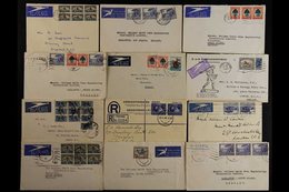 COMMERCIAL COVERS 1930's To 1960's Hoard, Mostly Airmailed To England, Including Some Useful Bilingual Pairs/multiples.  - Non Classificati