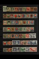 1913-31 PRO JUVENTUTE USED COLLECTION Neatly Presented On A Stock Page & includes 1913 5c+5c, 1916 5c & 10c, 1917 Set, 1 - Autres & Non Classés