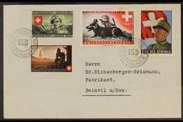POLISH INTERNEES IN SWITZERLAND 1941 Cover Addressed To Beinwil, Bearing Polish Internees 1940 Both 20rp Local Stamps (F - Andere & Zonder Classificatie