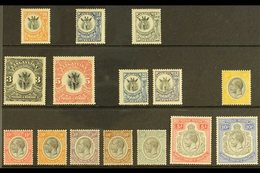 1922-31 ALL DIFFERENT MINT SELECTION Presented On A Stock Card & Includes 1922-24 "Giraffe" 20c, 30c & 50c, P14 Wmk Side - Tanganyika (...-1932)