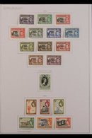 1952-1969 COMPREHENSIVE SUPERB MINT COLLECTION On Leaves, All Different, Complete To 1966, Includes 1952 Overprints Set, - Tristan Da Cunha