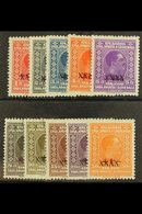 1928 Surcharge Set Ovptd With "XXXX", Yv 194/203, Very Fine Mint. (10 Stamps) For More Images, Please Visit Http://www.s - Autres & Non Classés