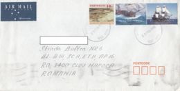 CROCODILE, CAPTAIN COOK'S ENDEAVOUR, REPLICA, STAMPS ON COVER, 1995, AUSTRALIA - Lettres & Documents