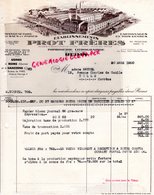 51- REIMS- BELLE FACTURE PROT FRERES- MANUFACTURE SACS EN PAPIER-PAPETERIE CARTONNERIE- IMPRIMERIE -RUE LECOINTRE-1950 - Printing & Stationeries