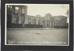 CPA Oise 60 Senlis Carte Photo RPPC Guerre War Non Circulé - Senlis