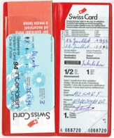 Swiss Card. Pochette Avec 2 Billets De Train 1ère Classe, Carte D'Hôte Et Notice Explicative. Interlaken Jungfrau 1994. - Europa