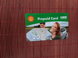 Shell Prepaidcard 25 Euro Balloons Used 2 Scans Rare - Other & Unclassified