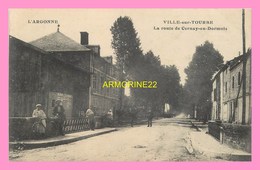 CPA VILLE SUR TOURBE  La Route De Cernay En Dormois - Ville-sur-Tourbe