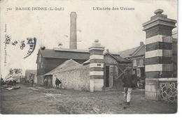 44 - BASSE INDRE - Vue Animée De L'entrée Des Usines - Basse-Indre