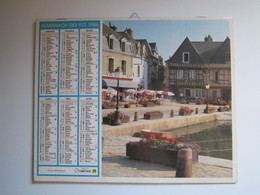 1986 ALMANACH DES P.T.T Calendrier Des Postes HAUTE-MARNE 52 - Grossformat : 1981-90