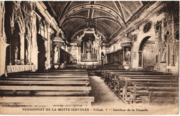 CPA  73 LA MOTTE SERVOLEX -  UNE VUE SUR L INTERIEUR DE LA CHAPELLE DU PENSIONNAT - La Motte Servolex