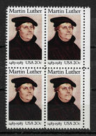 US 1983 ,Martin Luther Block, Scott # 2065, VF MNH**OG - Theologians