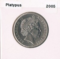 2005 • 20c • Standard Platypus Design • Uncirculated Coin In Acid Free Coin Holder - Other & Unclassified