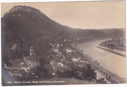 Sächs. Schweiz - Stadt Und Festung Königstein - Bastei (sächs. Schweiz)