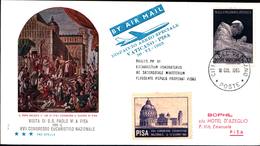 12991a)F.D.C.vaticano Serie Completa PaoloVI  10-6-65 A Pisa - FDC