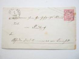 1869 , GREBENHAIN ,  Stempel Auf Ganzsache - Ganzsachen