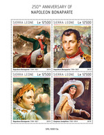 Sierra Leone. 2019 250th Anniversary Of Napoleon Bonaparte. (0613a)  OFFICIAL ISSUE - Napoleon