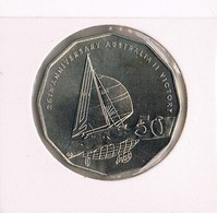 AUSTRALIA • 2008 • 50c • 25th Anniversary Of Australia II Winning America's Cup • Uncirculated Coin In Acid Free Holder - Other & Unclassified