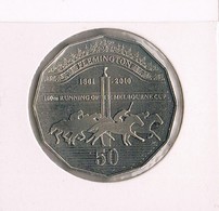 AUSTRALIA • 2010 • 50c • 150th Running Of The Melbourne Cup • Uncirculated Coin In Acid Free Coin Holder - Otros & Sin Clasificación