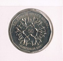 2010 • 50c • Commemorating Australia Day • Uncirculated Coin In Acid Free Coin Holder - Otros & Sin Clasificación