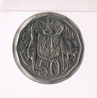 AUSTRALIA • 1980 Double Bar • 50c • Coat Of Arms • Uncirculated Coin In Acid Free Coin Holder - Andere & Zonder Classificatie